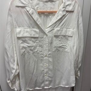 Women's White Button-Up Blouse - Babaton